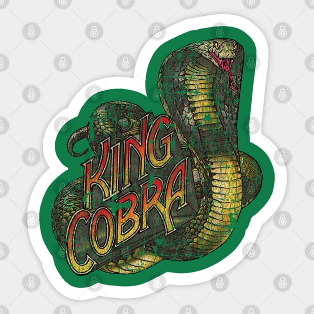 King Cobra Roller Coaster // 80s Vintage Sticker by Niko Neon